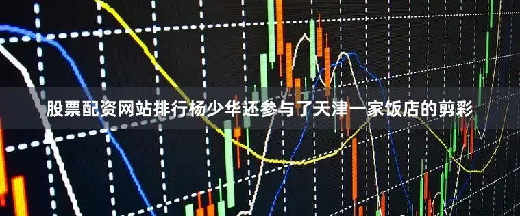 股票配资网站排行杨少华还参与了天津一家饭店的剪彩