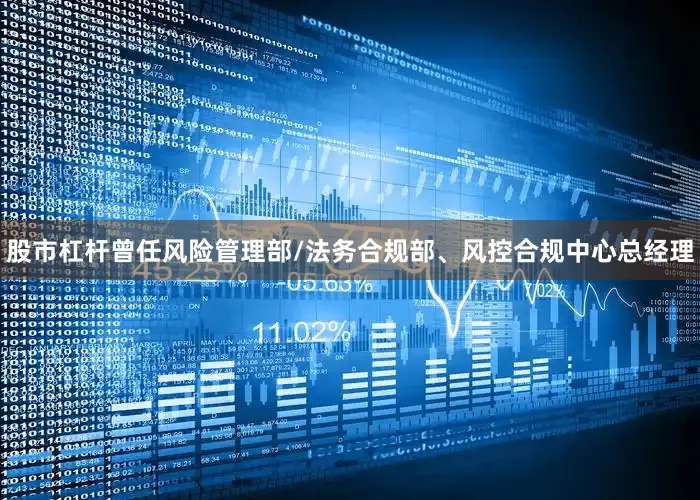 股市杠杆曾任风险管理部/法务合规部、风控合规中心总经理